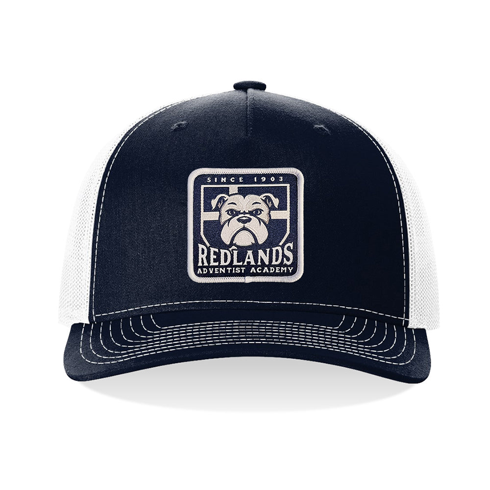 RAA Bulldogs Patch Navy/White Trucker Hat - 112FP