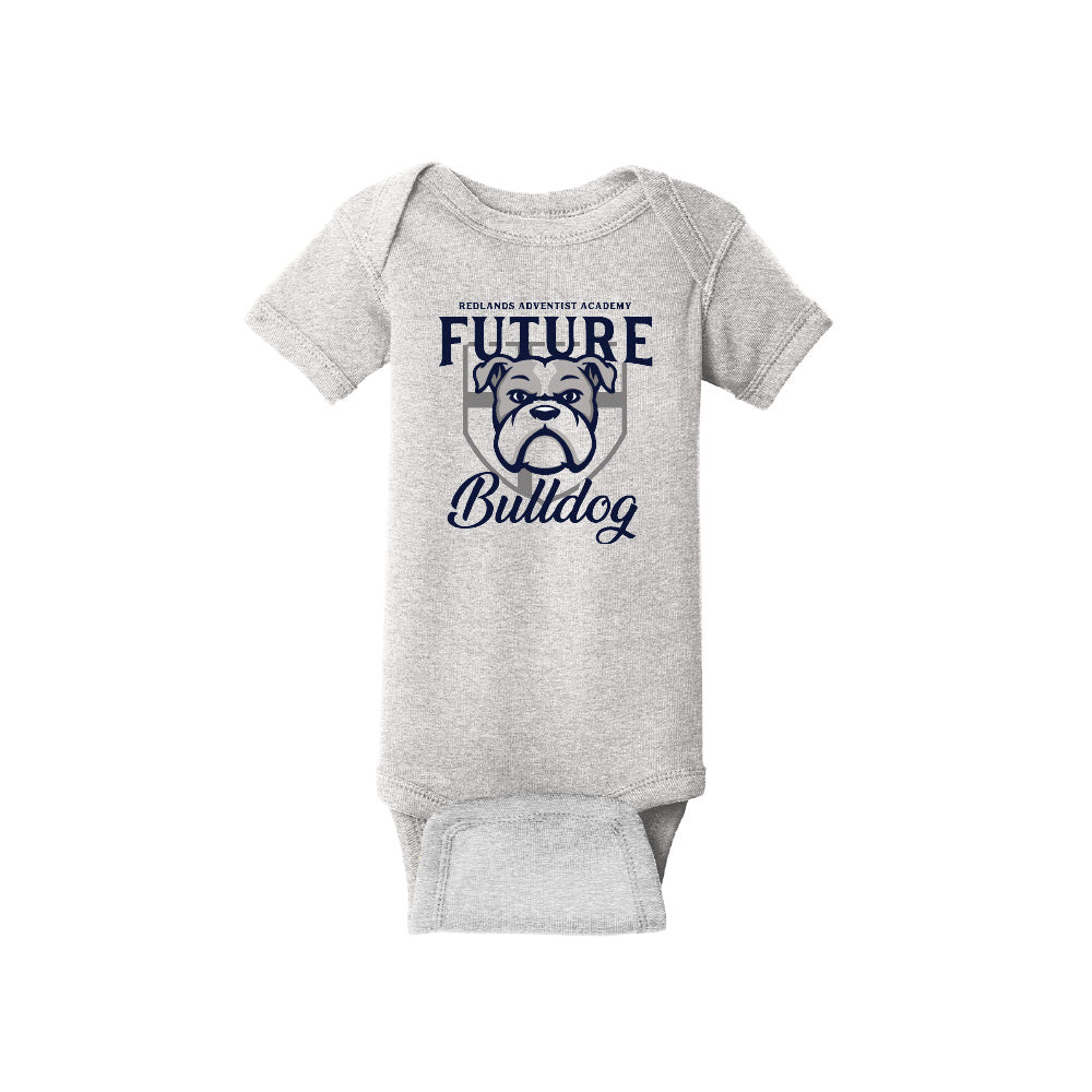 RAA Future Bulldog Baby Onesie