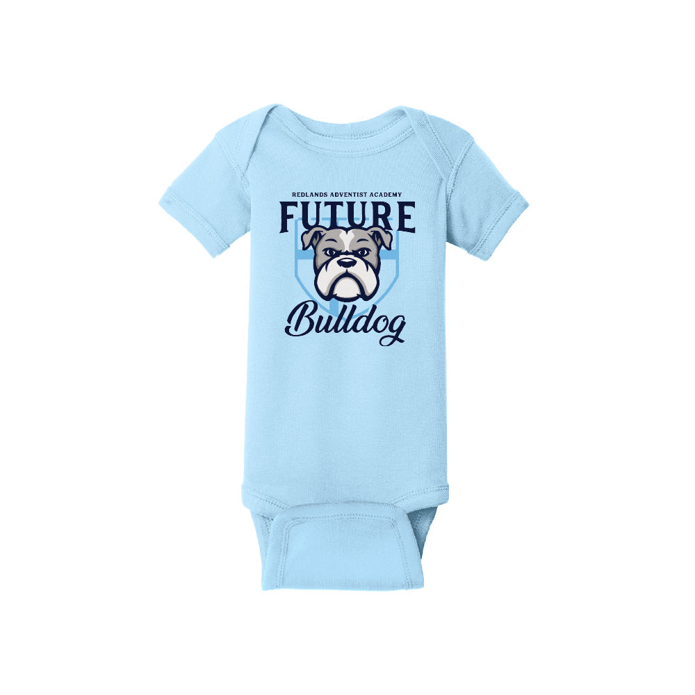 RAA Future Bulldog Baby Onesie