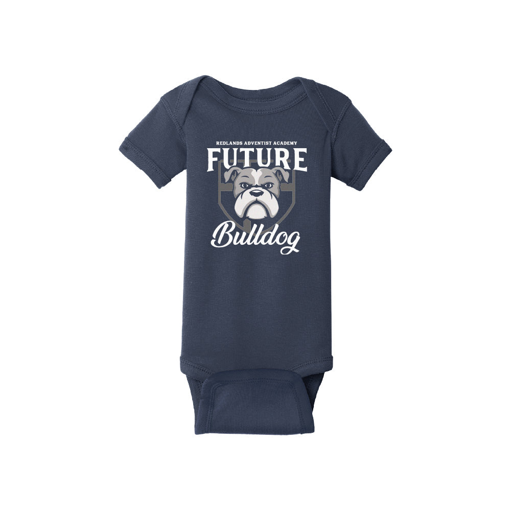 RAA Future Bulldog Baby Onesie