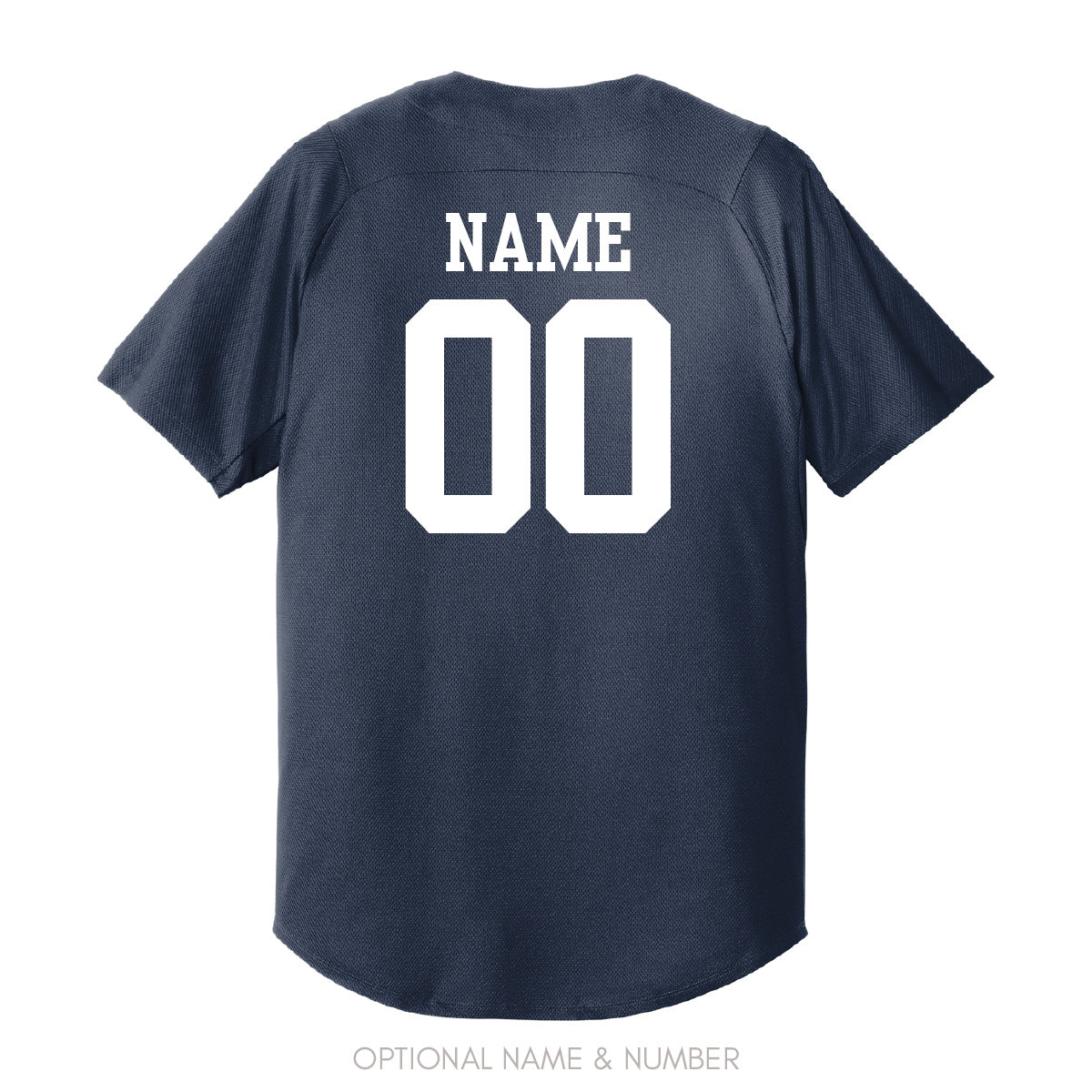 RAA Bulldog Dad New Era Full-Button Baseball Jersey