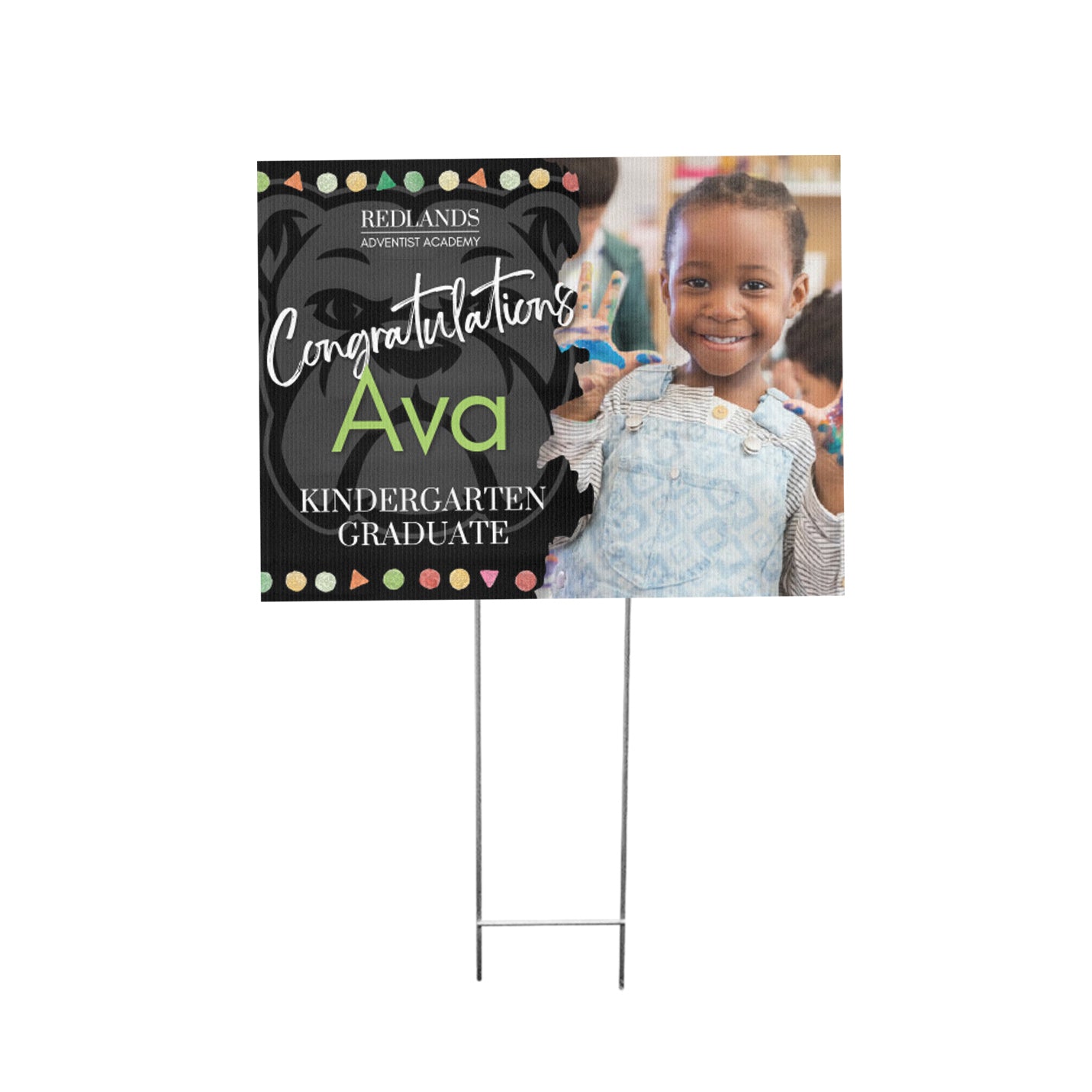 RAA Graduation Yard Sign - Kindergarten - 24inx18in