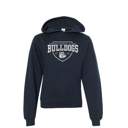 RAA Bulldogs Youth Mid-Weight Navy Hoodie