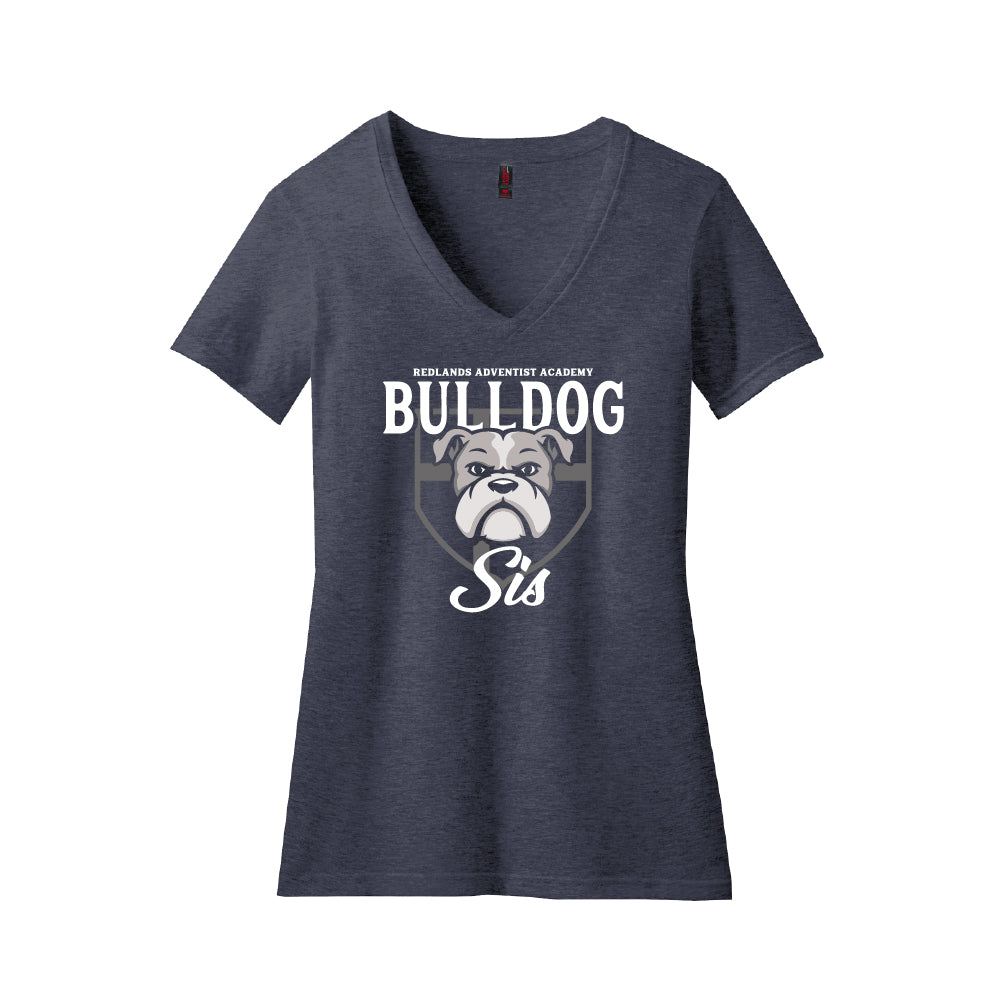 RAA Bulldog Sis Ladies V-Neck T-Shirt - Multiple Colorways