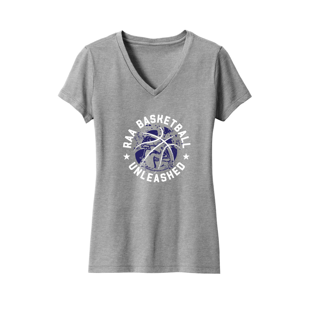 RAA Basketball Ladies V-Neck T-Shirt - Multiple Colorways