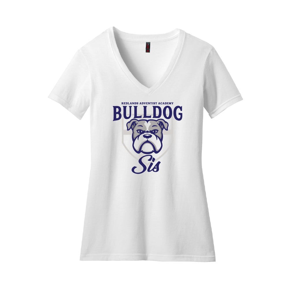 RAA Bulldog Sis Ladies V-Neck T-Shirt - Multiple Colorways