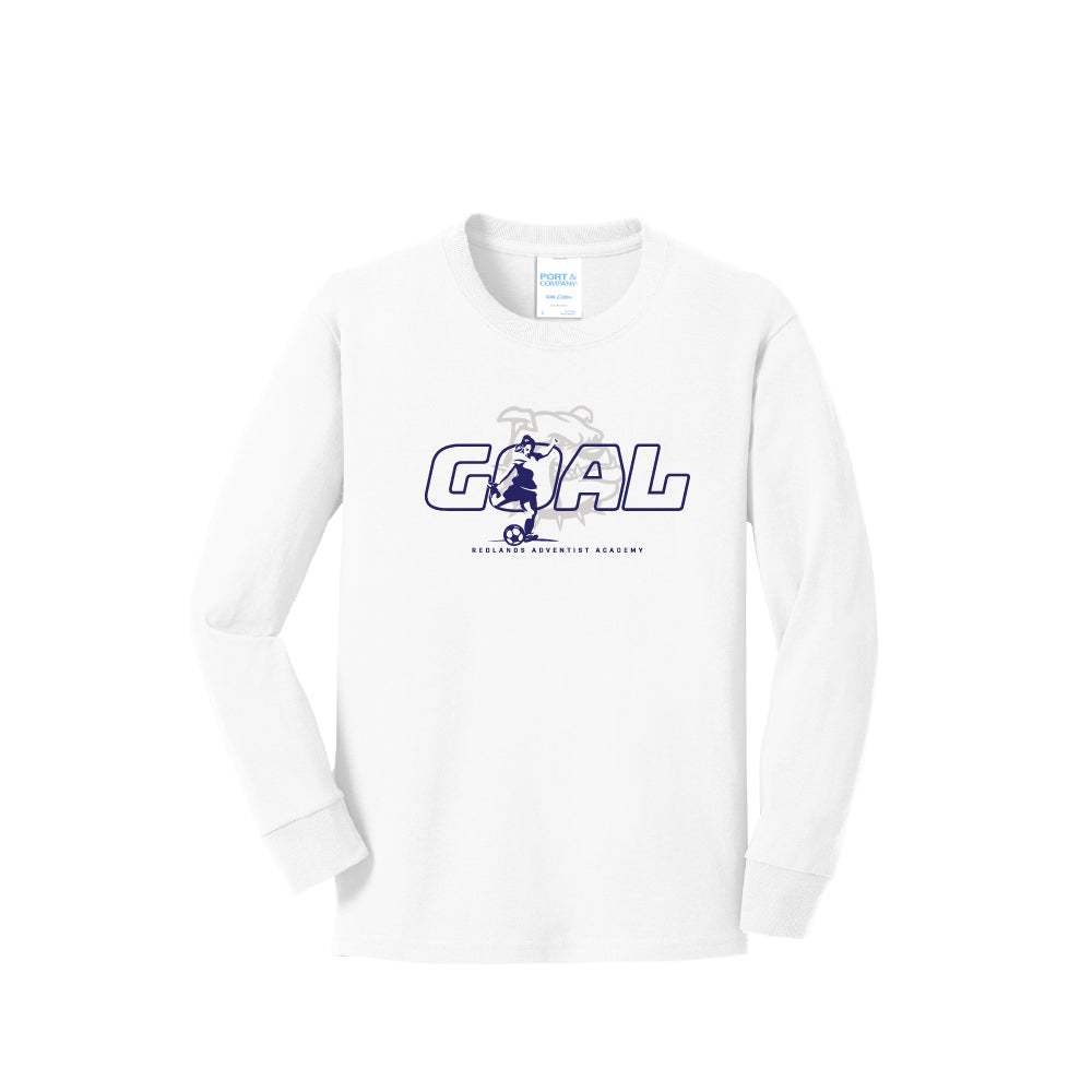 RAA Soccer (Girls) Youth Long Sleeve T-Shirt - Multiple Colorways