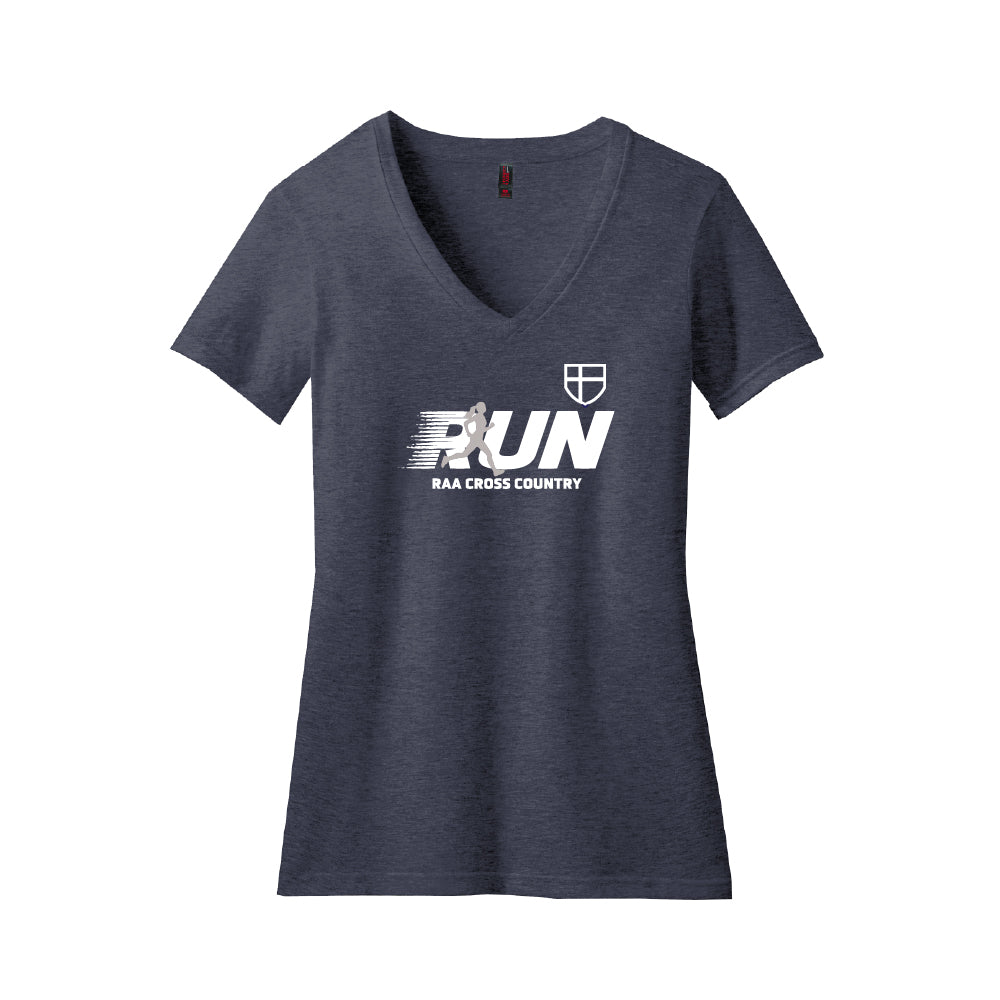 RAA Cross Country (Girls) Ladies V-Neck T-Shirt - Multiple Colorways