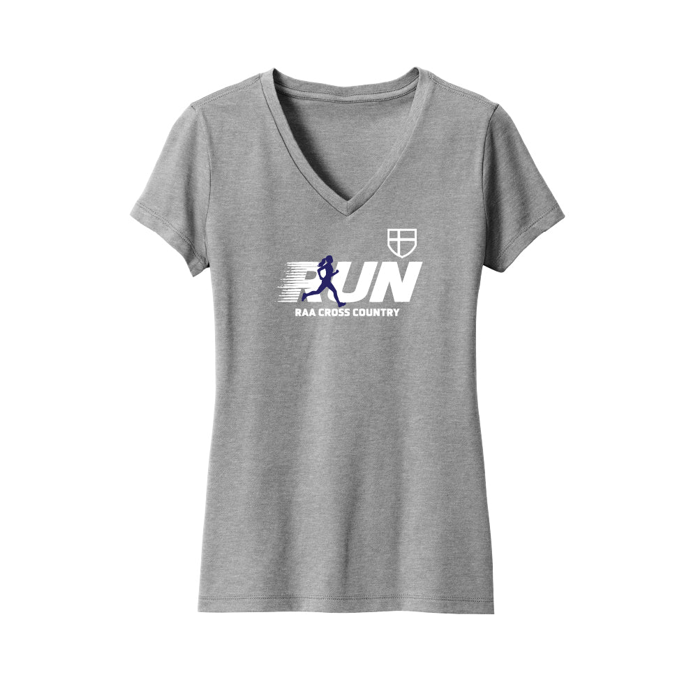 RAA Cross Country (Girls) Ladies V-Neck T-Shirt - Multiple Colorways