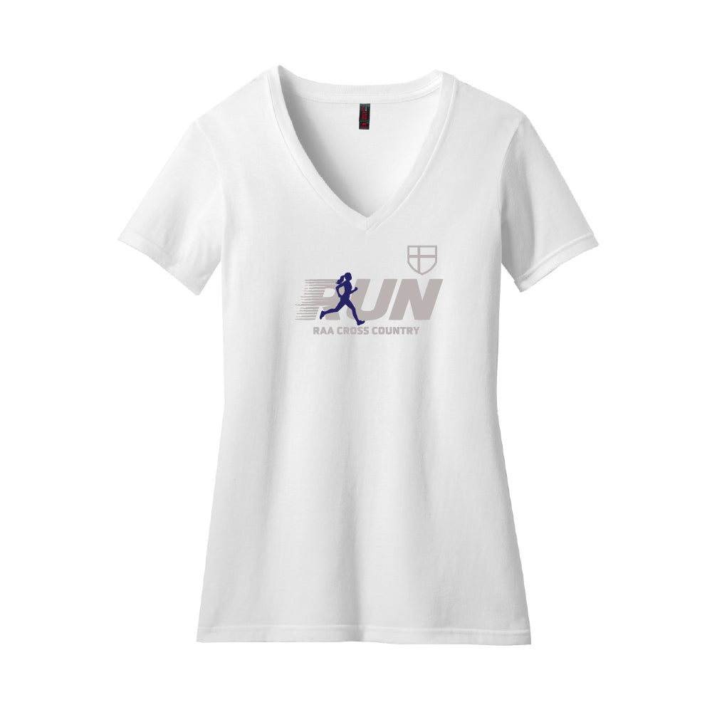 RAA Cross Country (Girls) Ladies V-Neck T-Shirt - Multiple Colorways