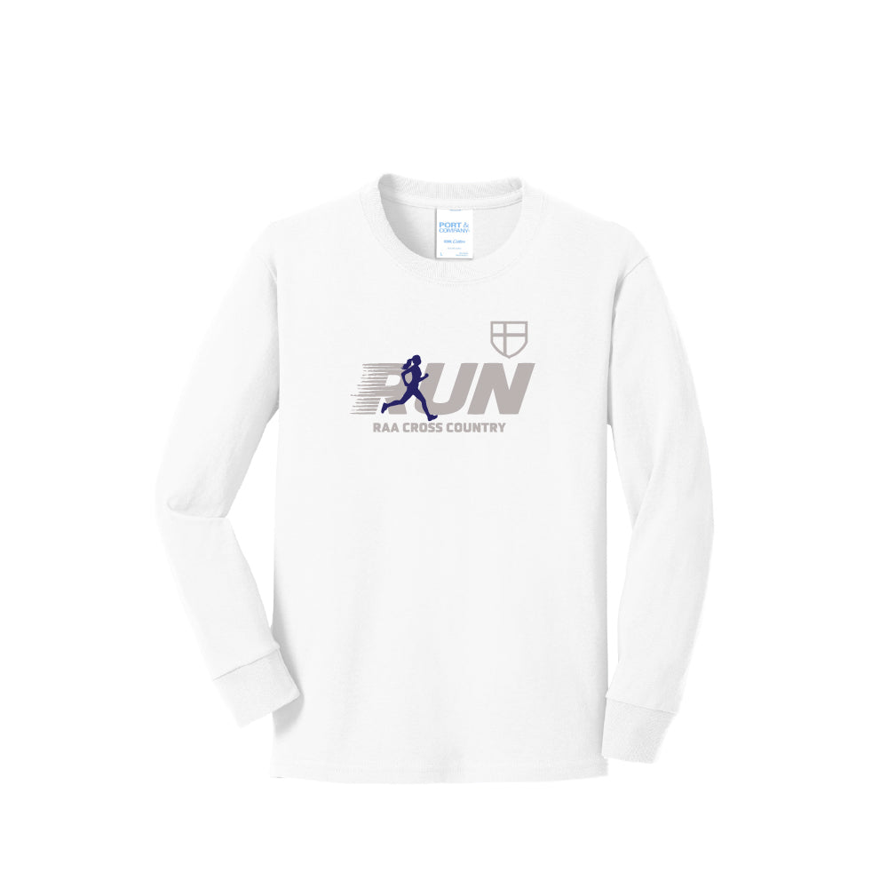 RAA Cross Country (Girls) Youth Long Sleeve T-Shirt - Multiple Colorways