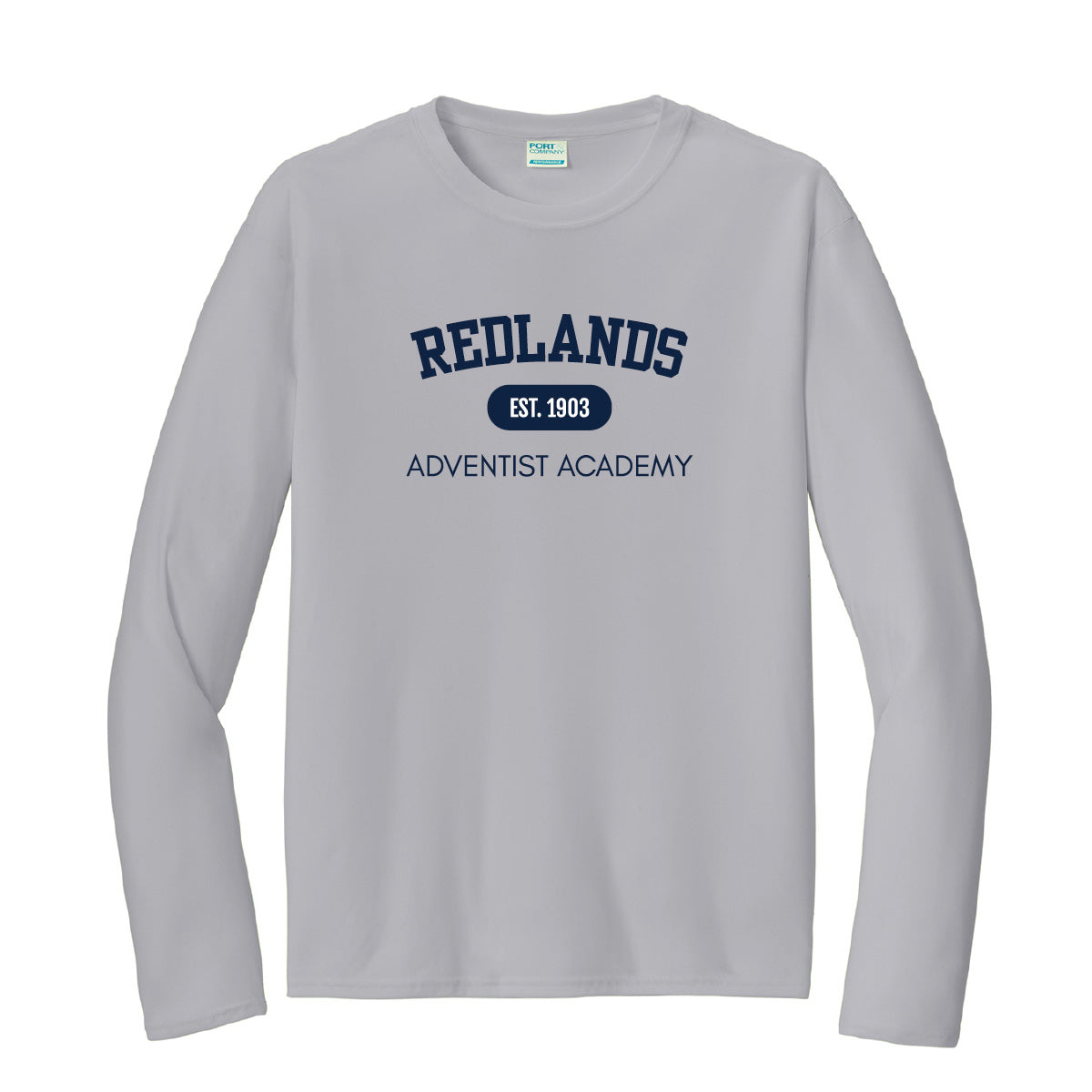 P.E. Uniform Long Sleeve Poly Performance T-Shirt