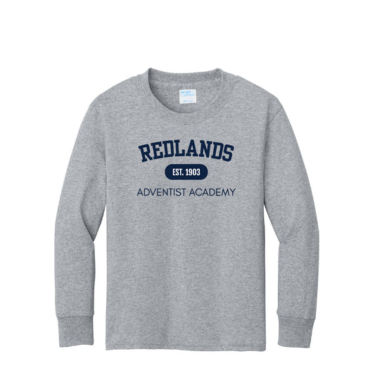 P.E. Uniform Youth Long Sleeve Core Cotton T-Shirt