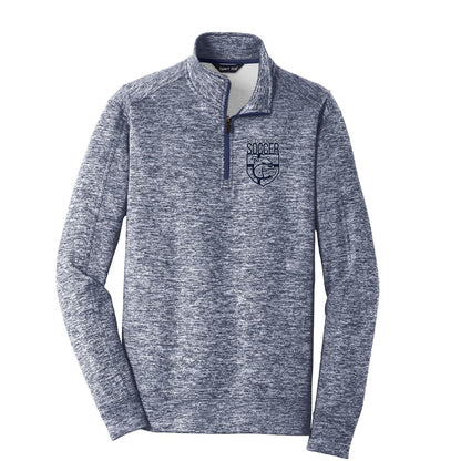 RAA Varsity Soccer PosiCharge Electric Heather Fleece 1/4-Zip Pullover