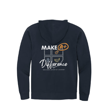 RAA Make A Difference Heavyweight Fleece Zip Hoodie