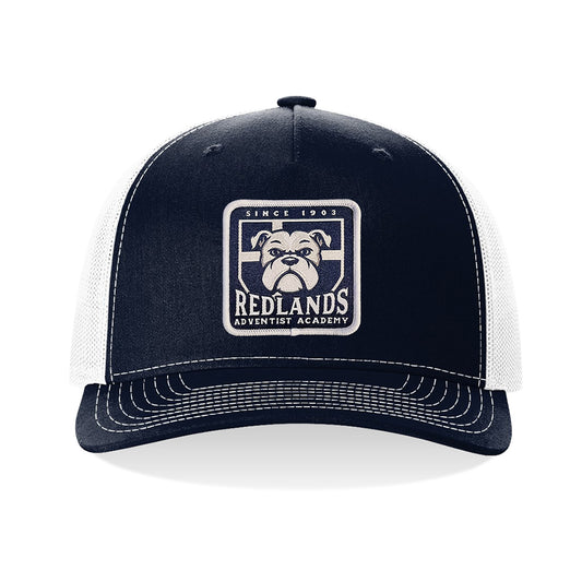 RAA Bulldogs Patch Navy/White Trucker Hat - 112FP