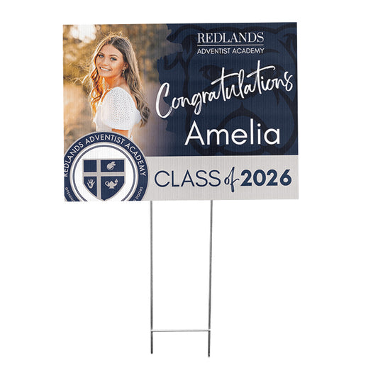 RAA Graduation Yard Sign - 12th Grade - 24inx18in